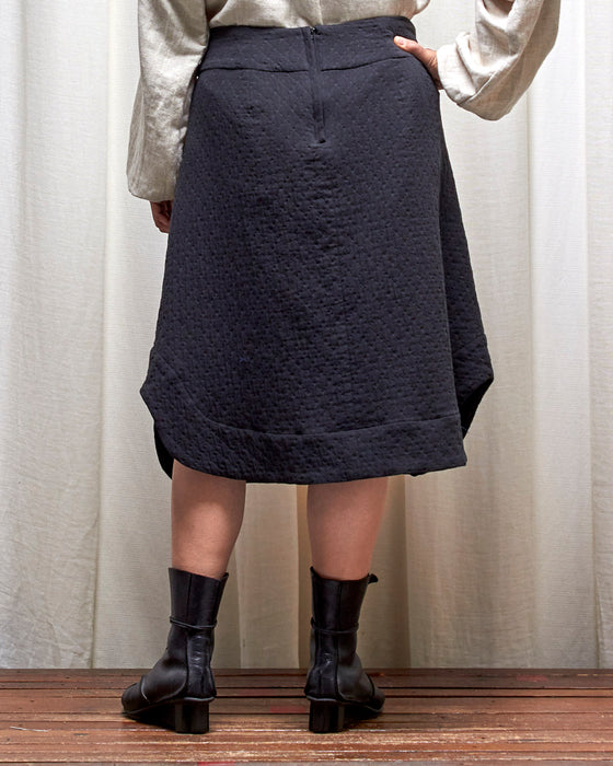 WAYFARER skirt - Quilted Black