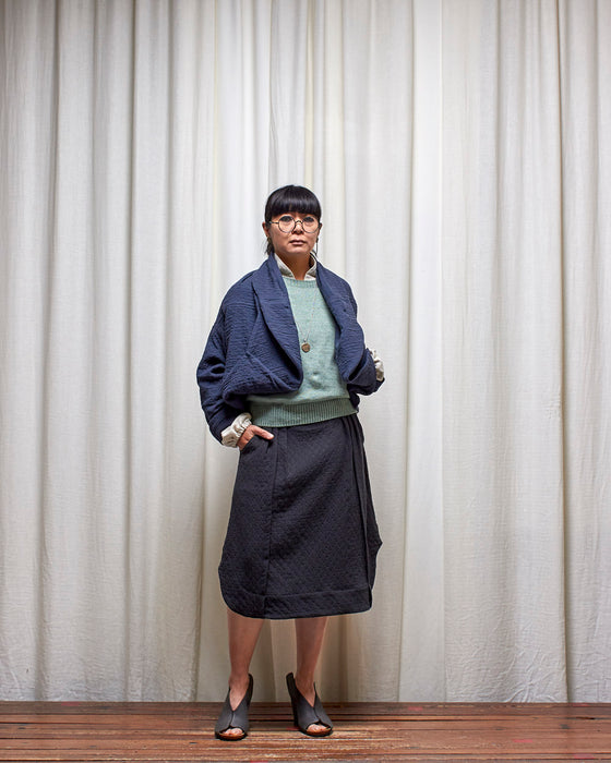 WAYFARER skirt - Quilted Black