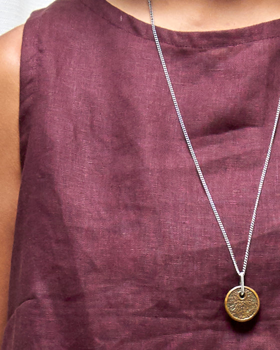 THE WRITER top - Plum Linen