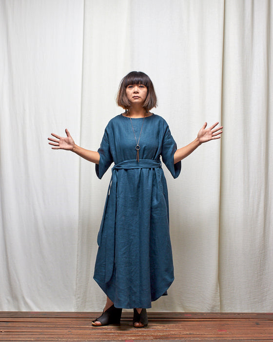 ALIAS dress - Deep Blue Teal