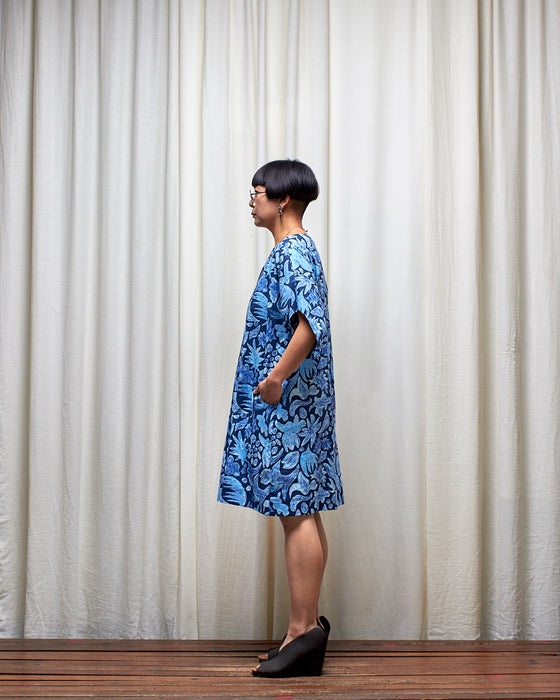 ASSIN dress - Blue Motifs