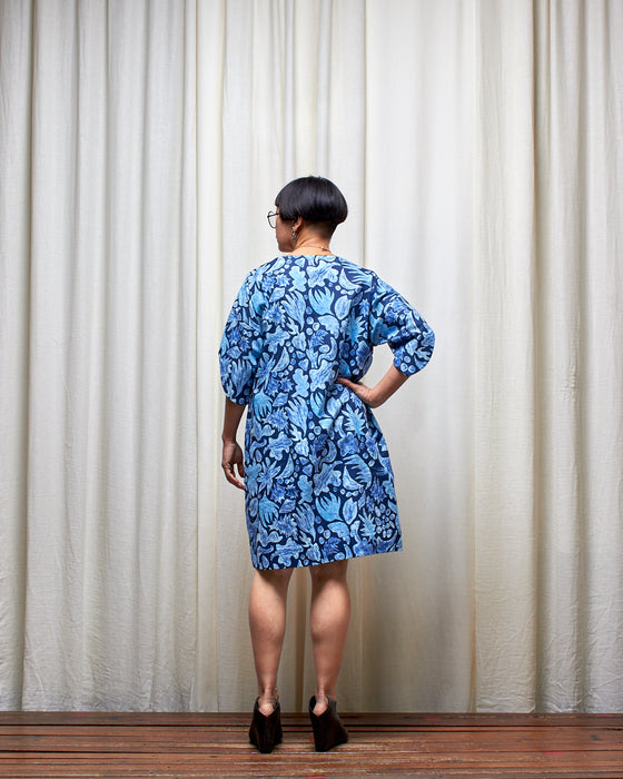 ASSIN dress - Blue Motifs