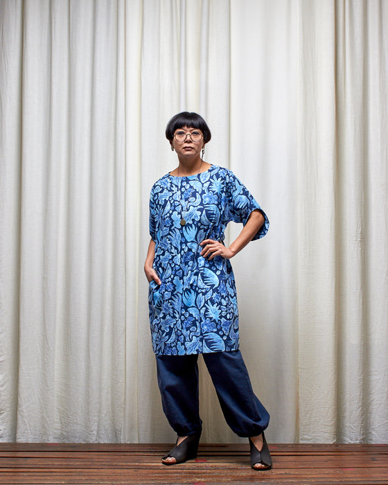 ASSIN dress - Blue Motifs