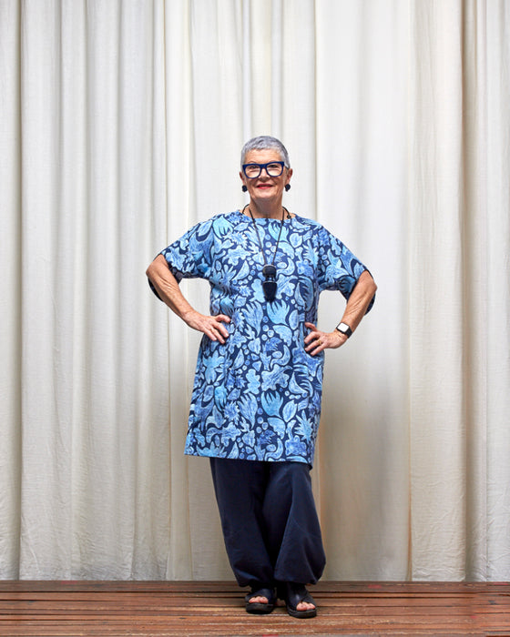 ASSIN dress - Blue Motifs