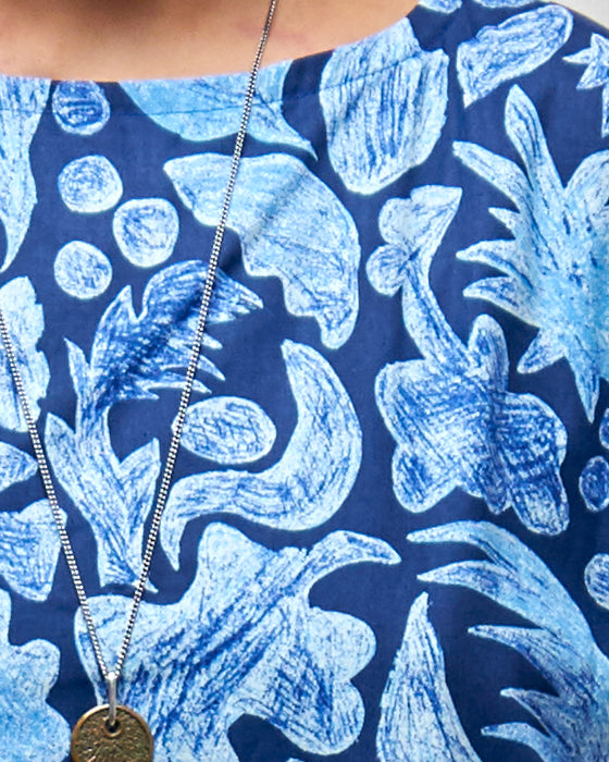 ASSIN dress - Blue Motifs