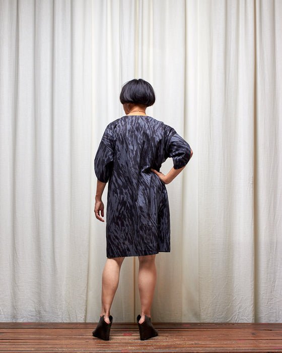 ASSIN dress - Dark Silver Bark
