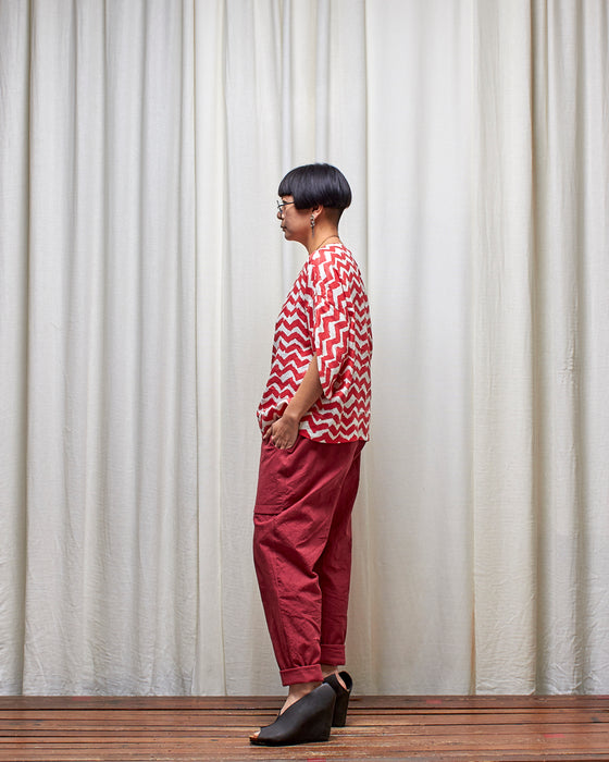 AVATAR top - Melon Chevron LIMITED RELEASE