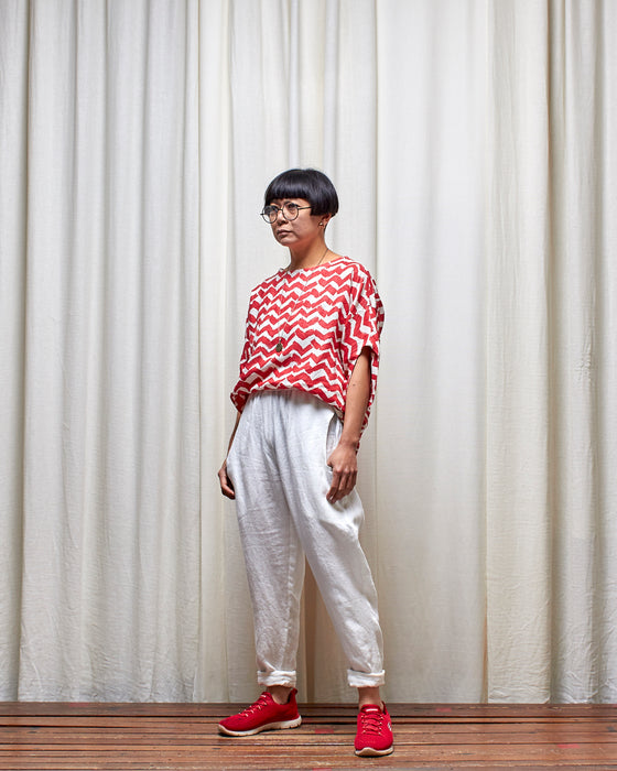 AVATAR top - Melon Chevron LIMITED RELEASE