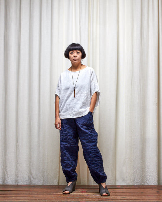 AVATAR CRINKLE top - White