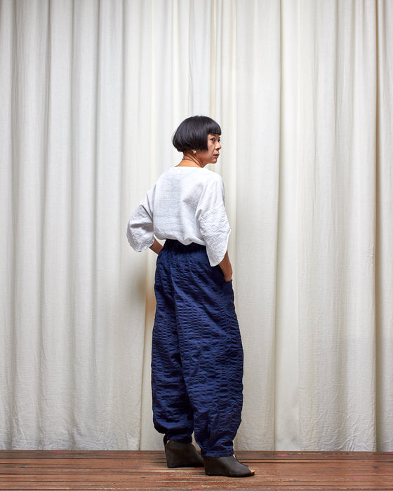 AVATAR CRINKLE top - White