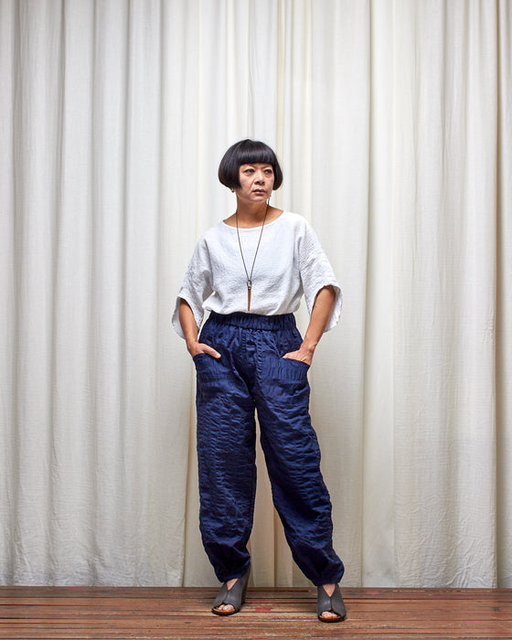 AVATAR CRINKLE top - White