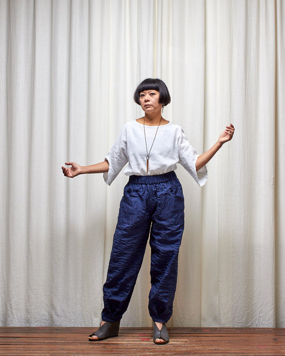 AVATAR CRINKLE top - White