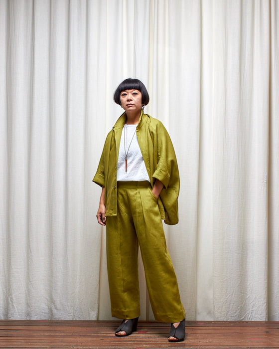 AVATAR CRINKLE top - White