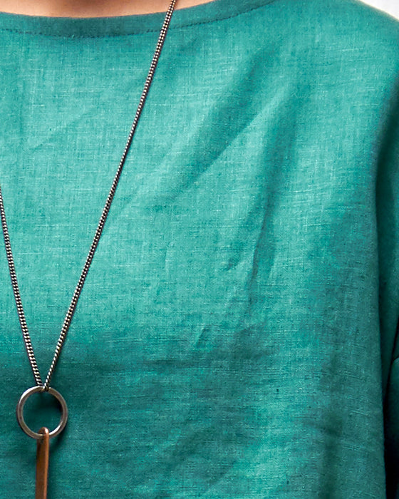 CUSTOM COLOUR LINEN - AVATAR top MADE-TO-ORDER