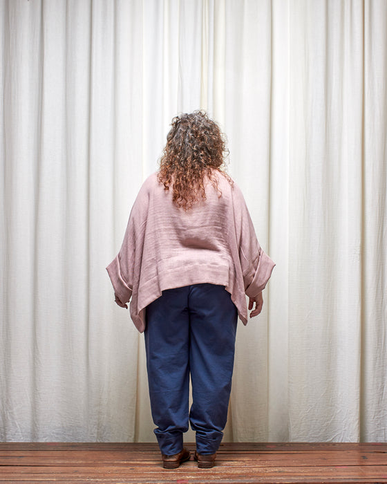 ECLIPSE CROP top - Musk Double Gauze