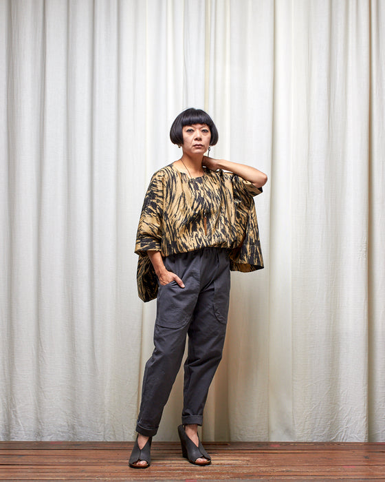 ECLIPSE CROP top - Antique Gold Bark