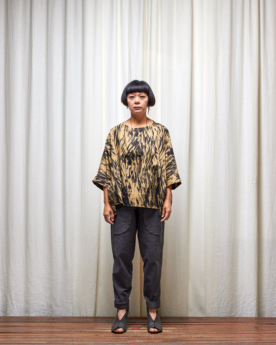 ECLIPSE CROP top - Antique Gold Bark