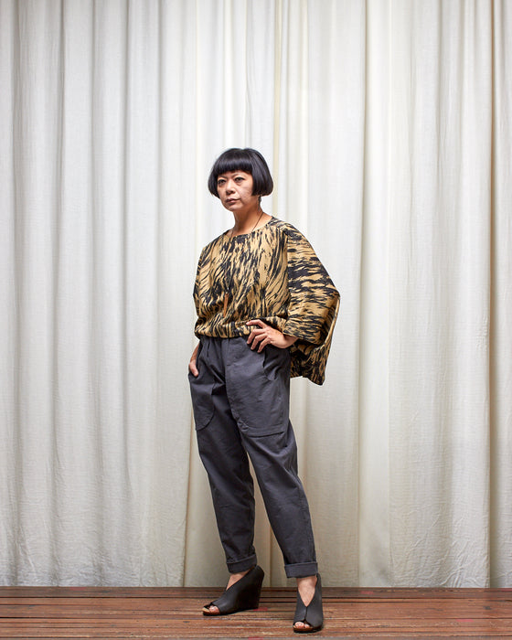 ECLIPSE CROP top - Antique Gold Bark