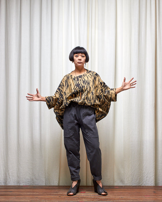 ECLIPSE CROP top - Antique Gold Bark