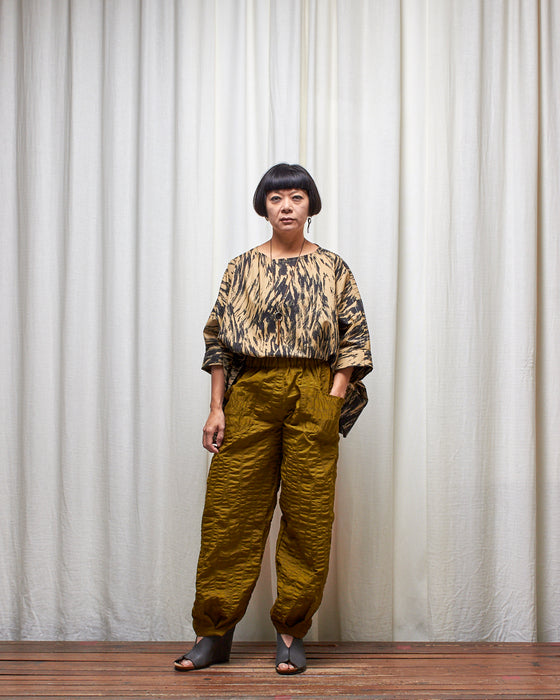 ECLIPSE CROP top - Antique Gold Bark