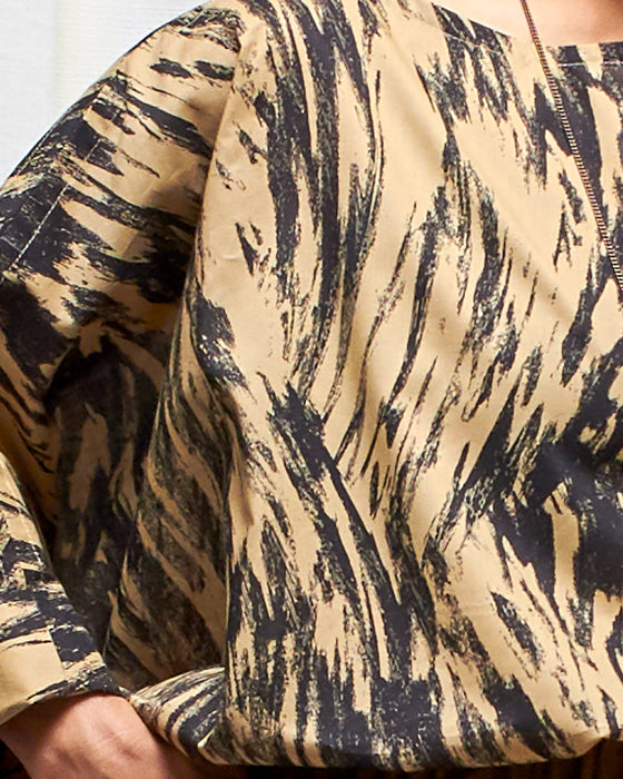 ECLIPSE CROP top - Antique Gold Bark