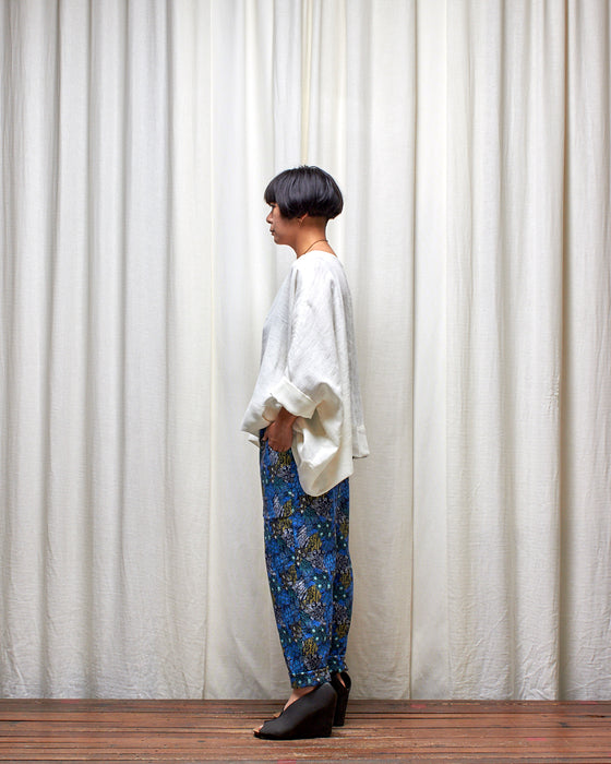 ECLIPSE CROP top - Ivory Double Gauze