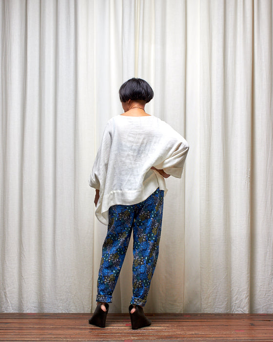 ECLIPSE CROP top - Ivory Double Gauze