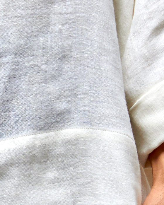 ECLIPSE CROP top - Ivory Double Gauze