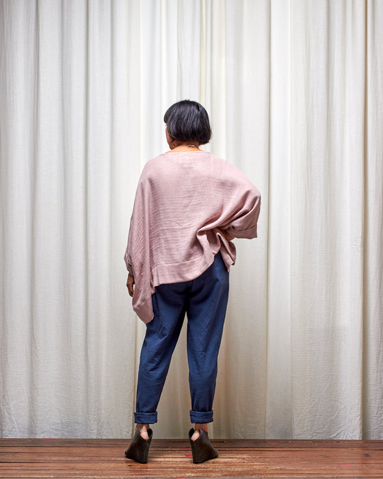 ECLIPSE CROP top - Musk Double Gauze