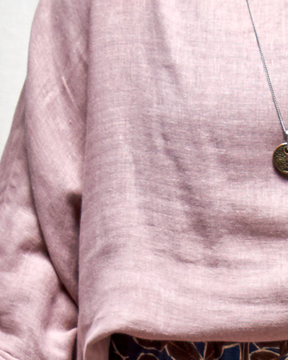 ECLIPSE CROP top - Musk Double Gauze