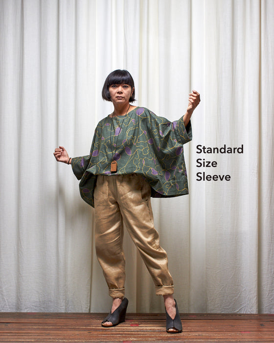 ECLIPSE CROP top - Scribbly Evergreen