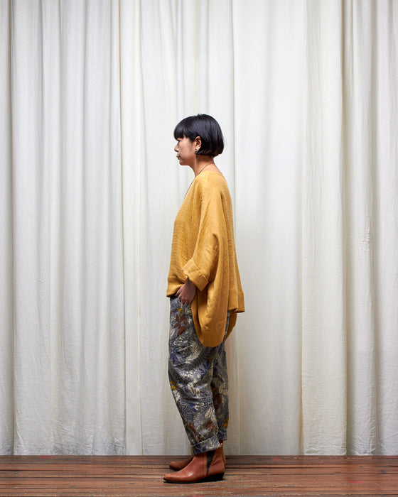 ECLIPSE CROP top - Turmeric Double Gauze **ONLY 2 AVAILABLE**