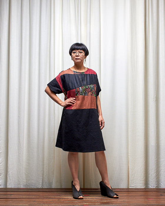FIELD STUDY dress - Firecracker Mix