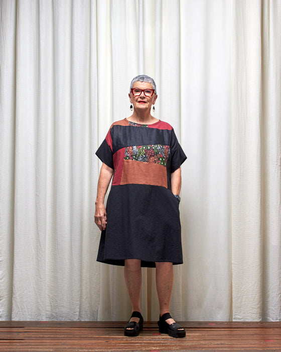 FIELD STUDY dress - Firecracker Mix
