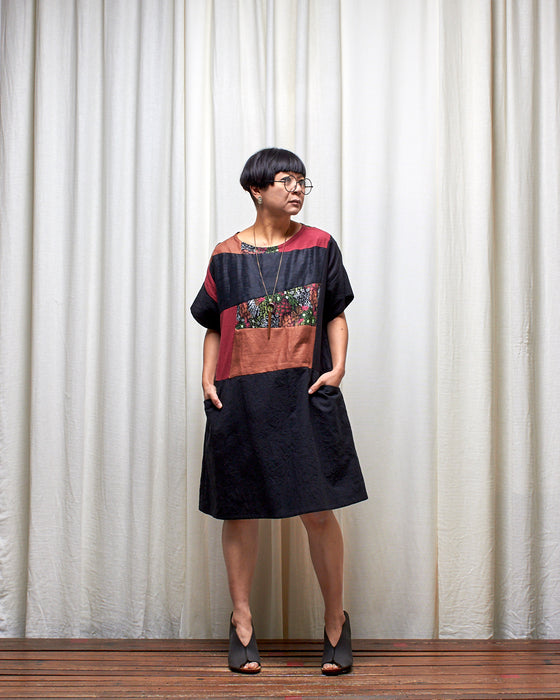 FIELD STUDY dress - Firecracker Mix