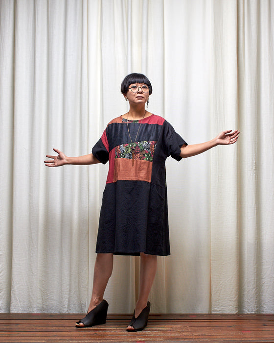 FIELD STUDY dress - Firecracker Mix