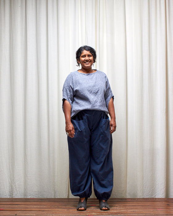 HAUS pants - Dusty Navy LAST CHANCE