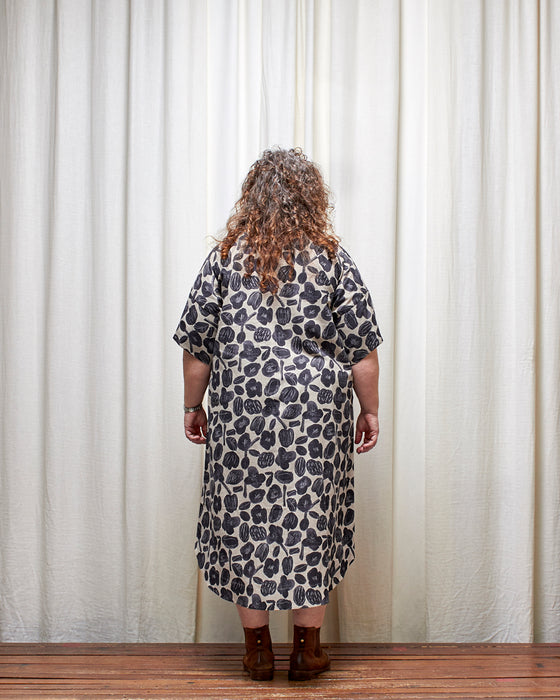 INCONSEQUENCE dress - Charcoal Seed Flowers