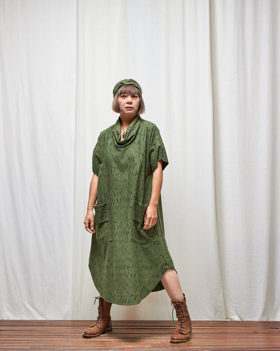 INCONSEQUENCE dress - Arounna Leafy Greens LAST CHANCE