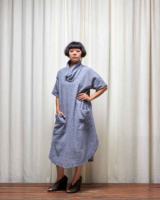 INCONSEQUENCE CRINKLE dress - Grey Marle