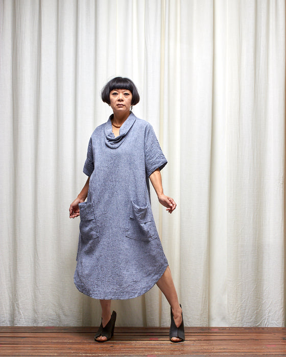 INCONSEQUENCE CRINKLE dress - Grey Marle