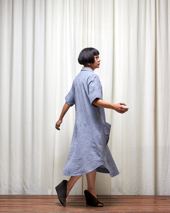 INCONSEQUENCE CRINKLE dress - Grey Marle