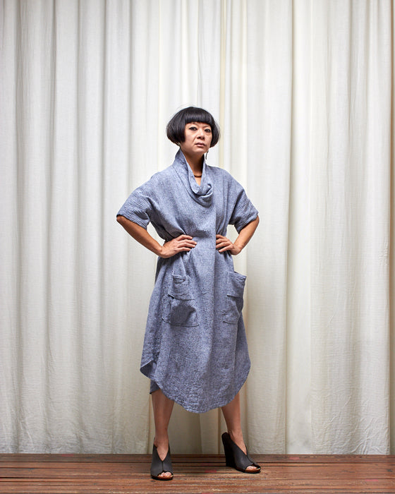 INCONSEQUENCE CRINKLE dress - Grey Marle