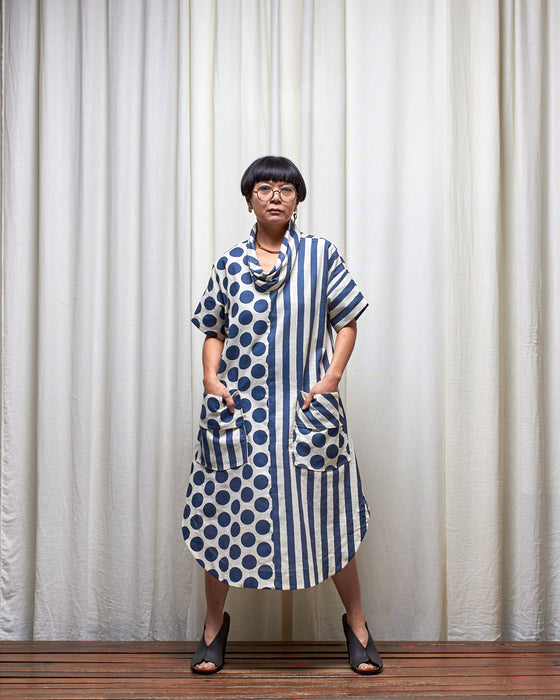 INCONSEQUENCE SPLICE dress - Dots and Stripes