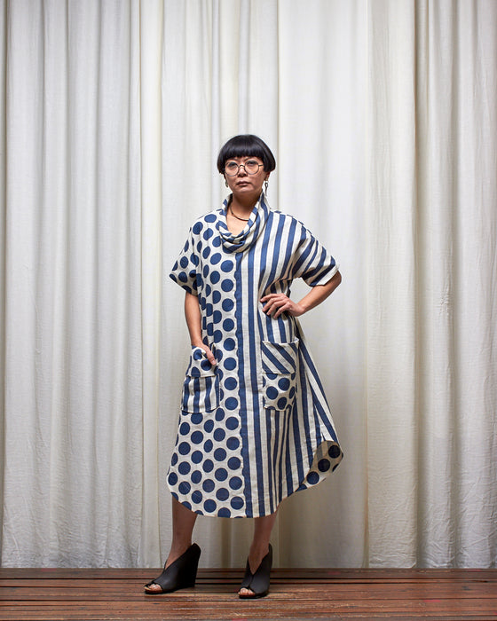 INCONSEQUENCE SPLICE dress - Dots and Stripes