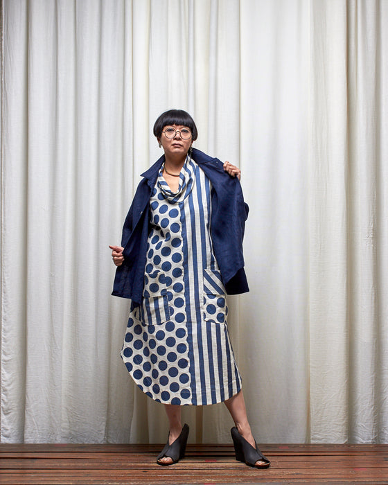 INCONSEQUENCE SPLICE dress - Dots and Stripes