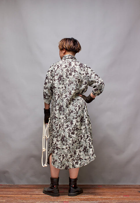INTERLUDE dress - Sage Blossom LAST CHANCE