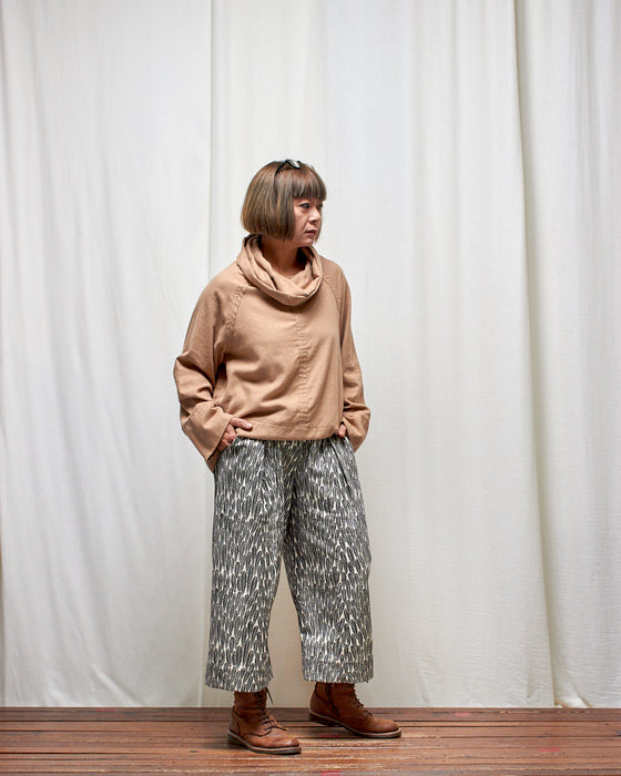 IRREVERSIBLE pullover - Sand Brushed Cotton LAST CHANCE