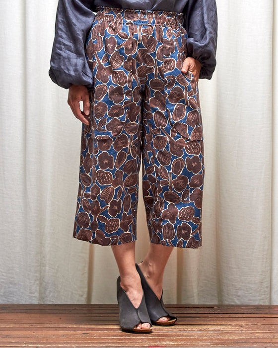 LAZY ANNIE pants - Mocha Seed Flowers