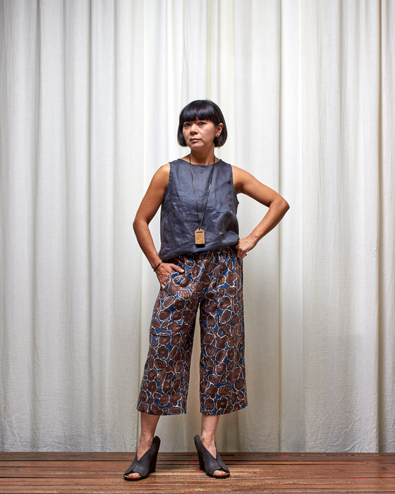 LAZY ANNIE pants - Mocha Seed Flowers